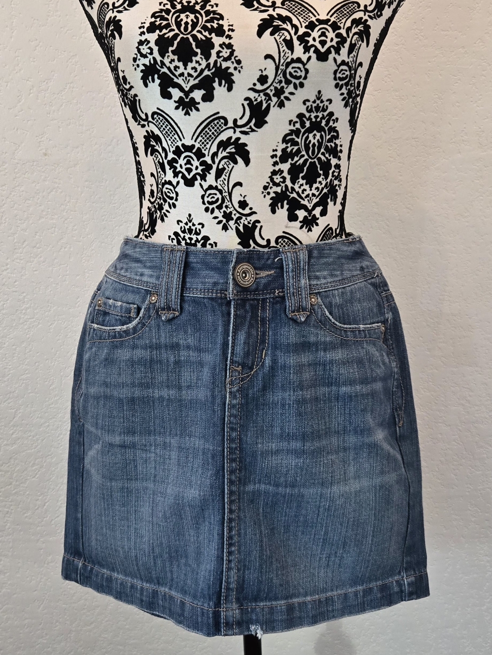 Aeropostale Blue Denim Mini Skirt